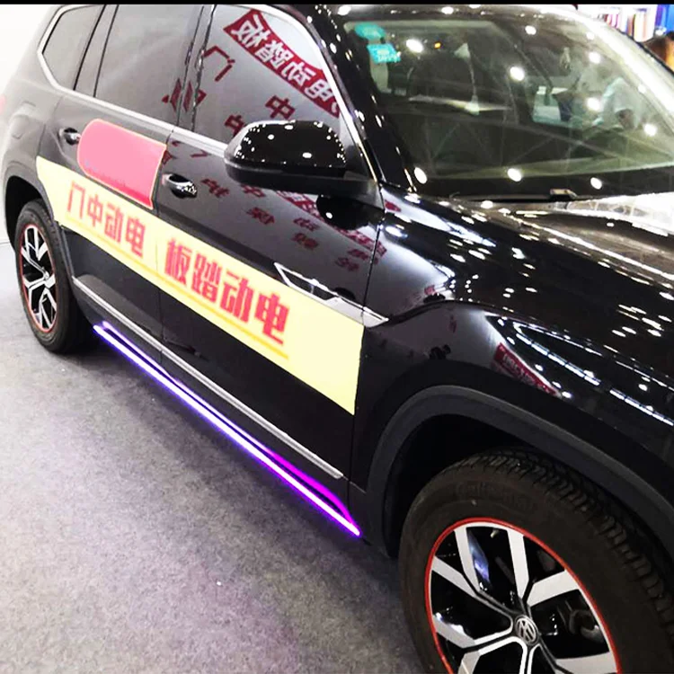 LED Sliding Door Threshold Pedal  Panel Foot Side Step For BMW X7