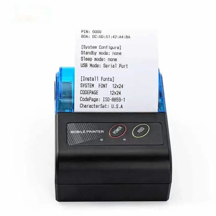 Factory Price Mini 58mm Mini Small Portable Mobile Pocket Bt Wireless Handheld Blue Tooth Thermal Receipt Printer Price