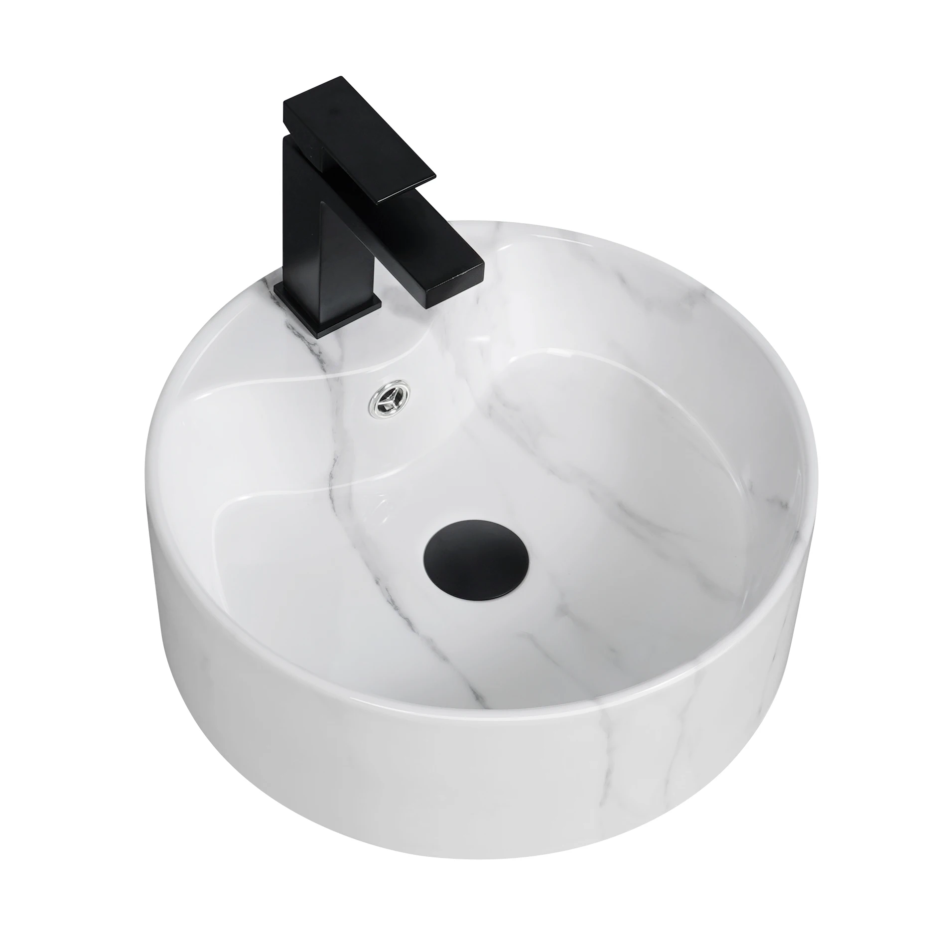 LM-3142L Bathroom Hotel Commercial Ceramic Cabinet Art Wash Basin Abvove Counter Top Sink