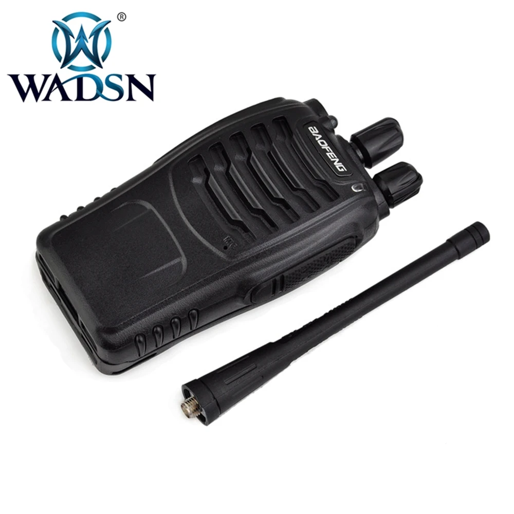  Airsoft тактическая рация BAOFENG888S охотничье радио WZ005 номинальная мощность аккумулятора 1500