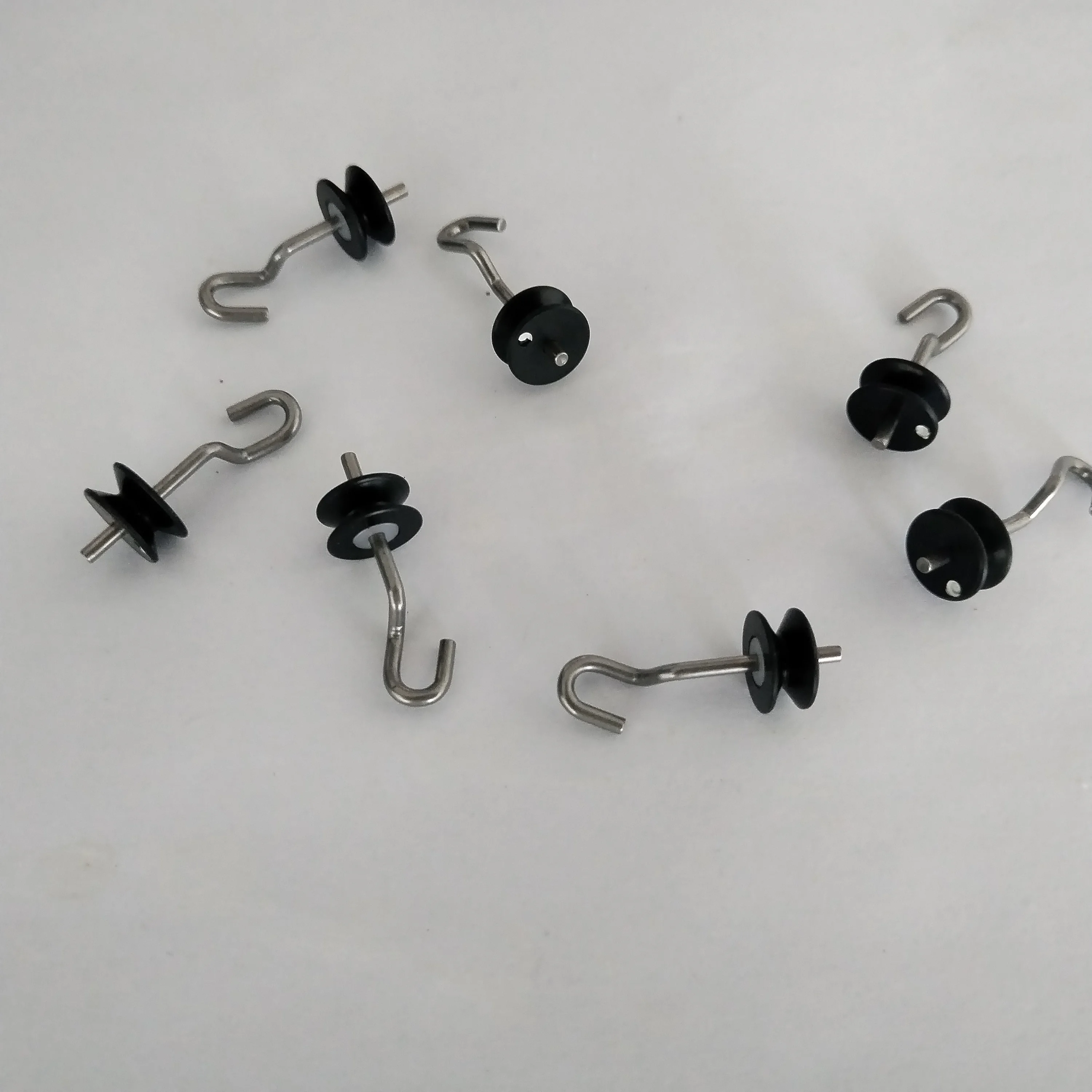 Textile yarn guide feeder  wheel knitting parts