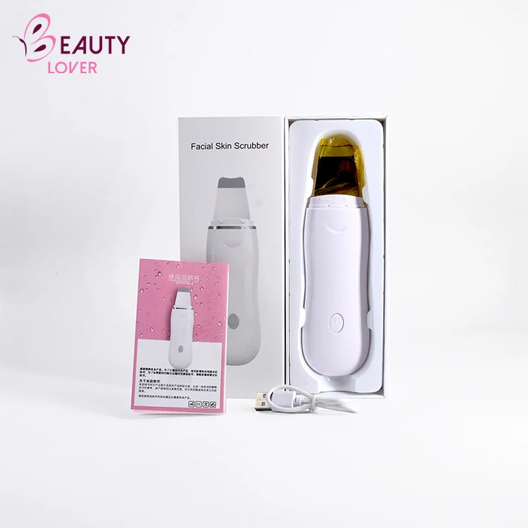 Hot Sale Circle Deep Face Cleaning Wrinkles Ultrasonic Skin Scrubber