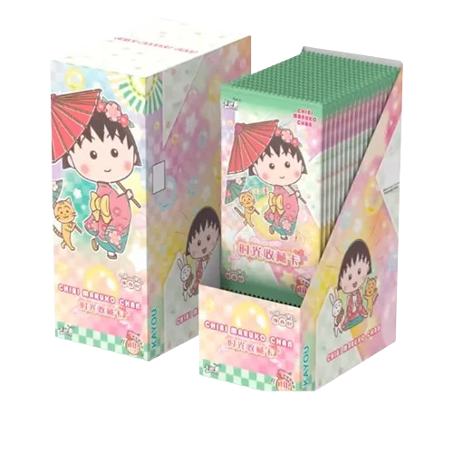 Wholesale KAYOU Chibi Maruko-chan Time Collection Playing Anime Collectible Board Games Toy Gift Card