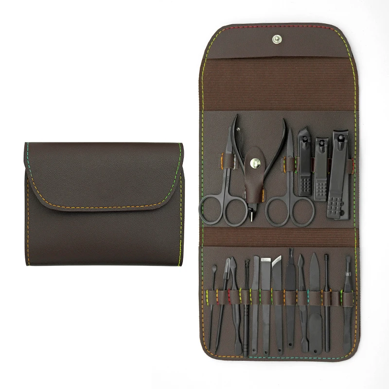 
 Набор инструментов для маникюра и педикюра из нержавеющей стали, 18 / 16 / 10 шт.  