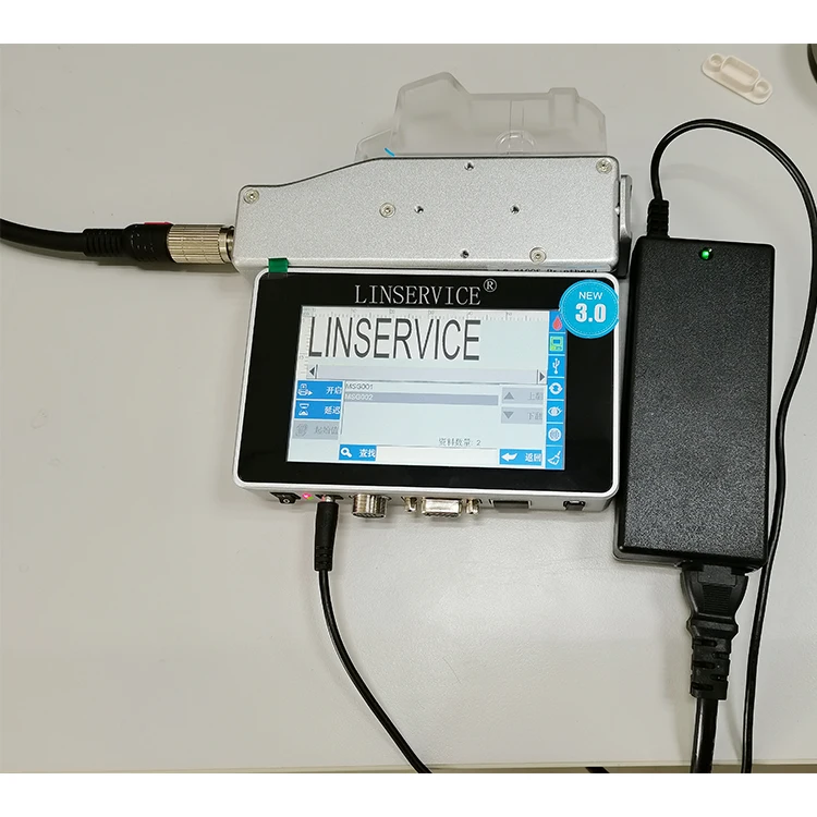 Tij inkjet plastic bag cardboard metal pvc sheet printer