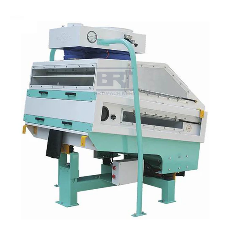 TQSX100 Rice cleaning destoner 5 ton rice mill rice stone removing machine