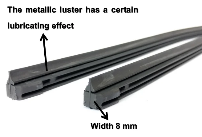 Kction factory premium quality universal Standard WIPER Natural rubber refill new hybrid U-hook windscreen wiper