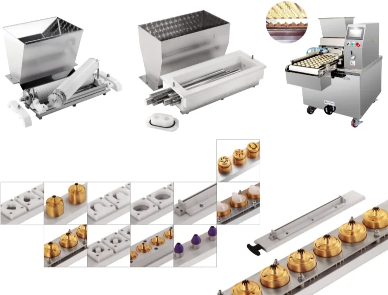 Functional fully automatic small biscuit cookie drop machine cake making machine