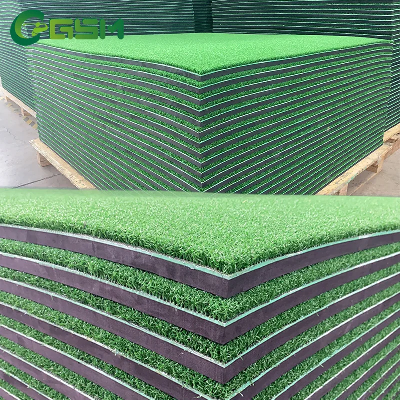 1515B- Golf driving range mats 2 layers golf practicing  hurring mat winter practice golf net mats