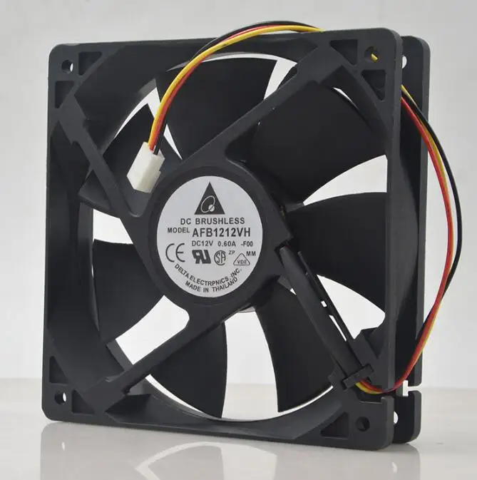 AFB1212VHE -F00 signal 120mm 12cm DC 12V 0.90A 3-pin server inverter axial blower cooler cooling fan