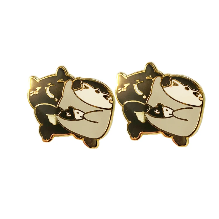 Wholesale No Minimum Metal Pins Supplier Glitter Brooch Anime Hard Enamel Pin Soft Lapel Badge Manufacturer Custom Enamel Pin