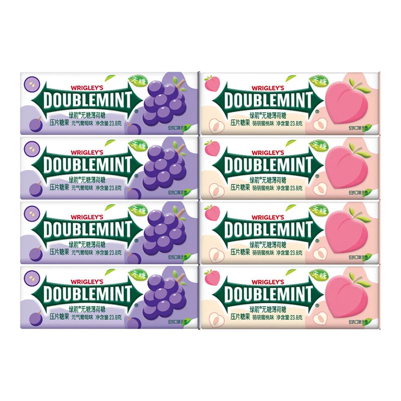 Green Arrow Sugar-Free Mint Chewing Gum 23.8g Pack of 35 Jasmine Tea & Fruit Flavored Freshens Breath with Fruity Aroma