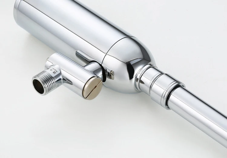 Brass Electroplate DC Medical smart wall mounted infrared touchless tap automatic sensors faucets