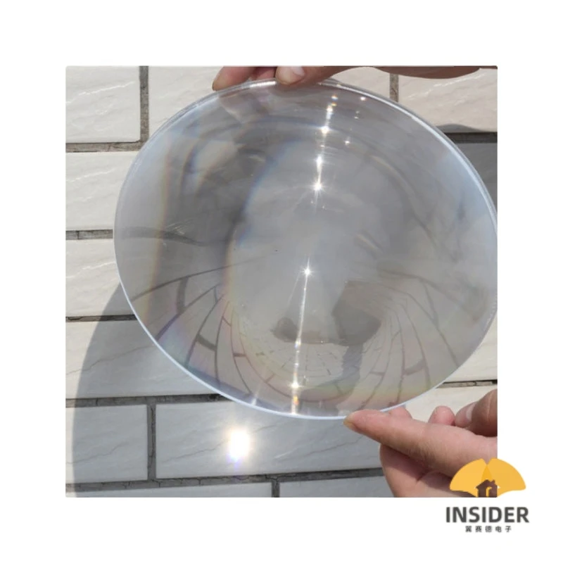 Plastic Fresnel Lens With 250Mm Diameter For Solar Panel Cooker CPV Application Spot Large Fresnel Lens Aspheric Lens