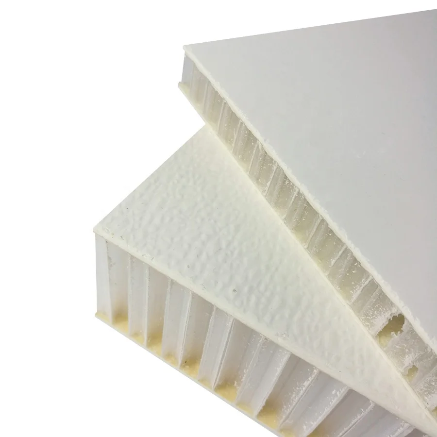 Foam Insulated Factory Wholesale FRP Honeycomb Sandwich Panels for Carriage Door Premium Fiberglass Products