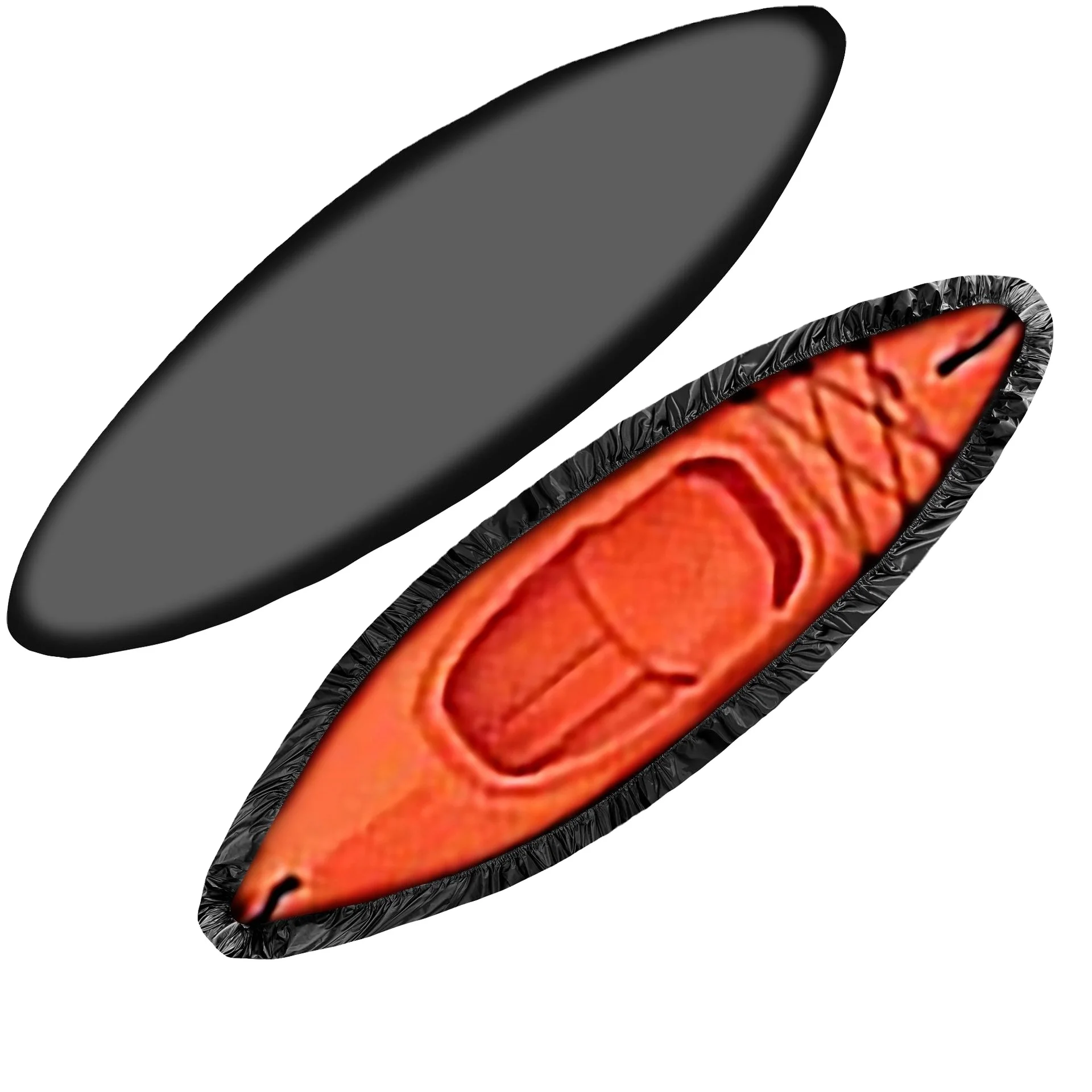 Boat Accessories Universal Dustproof Elastic Waterproof Boat Kayak Canoe Cover