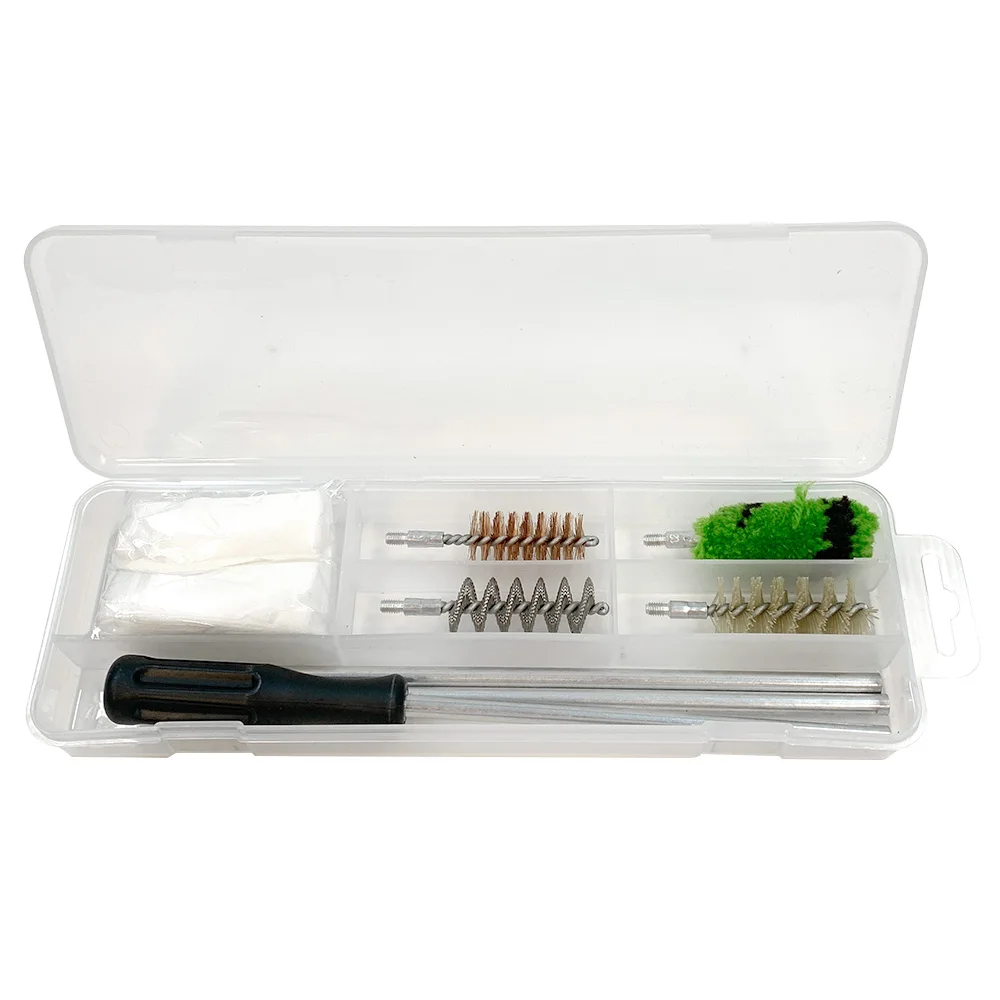 Long Rod Hard Nylon/Coiled Stainless Steel Bore Brush gun Cleaning Kit 12 Gauge 20 Gauge Clean Brush Tools