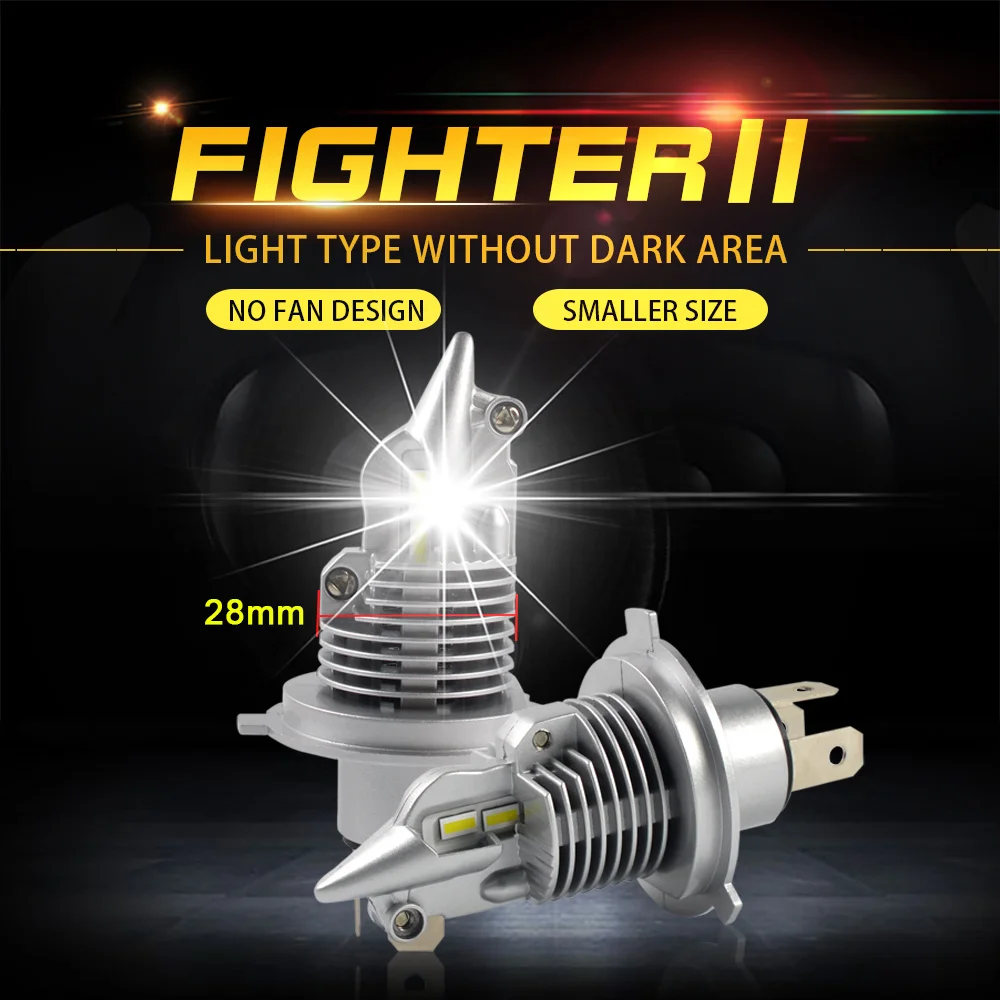 Latest Q10 Fighter 40W H7 LED Headlight  H4 H3 H7 H8 H9 H11 9005 others car light accessories