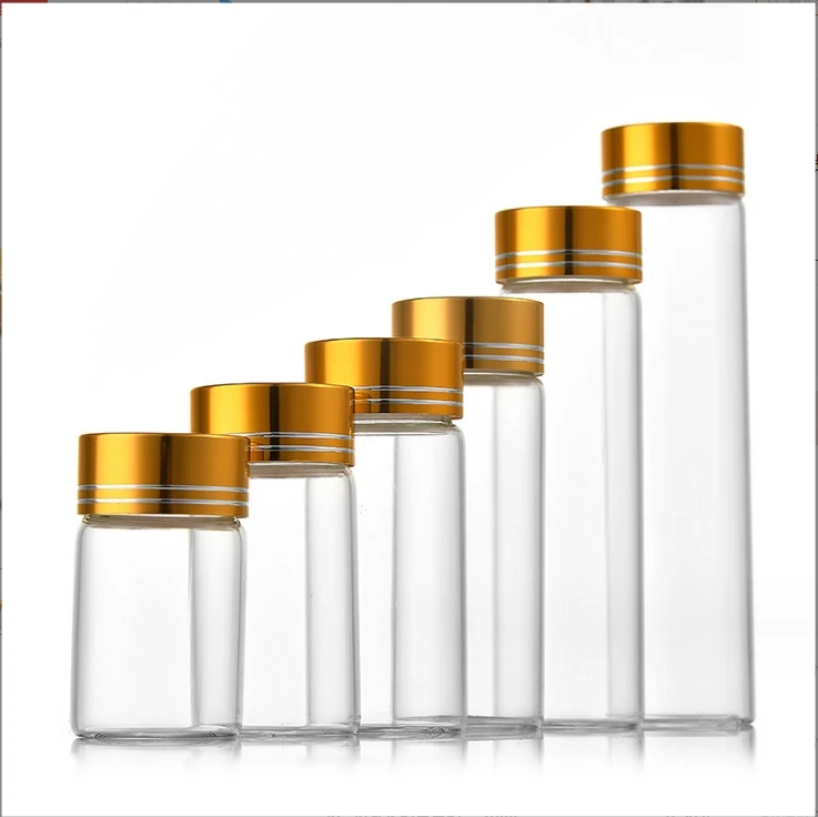 30 gold cap cordyceps bottle saffron split flask agarwood thread fragrance packaging flask dendrobium officinale and lotus  jar