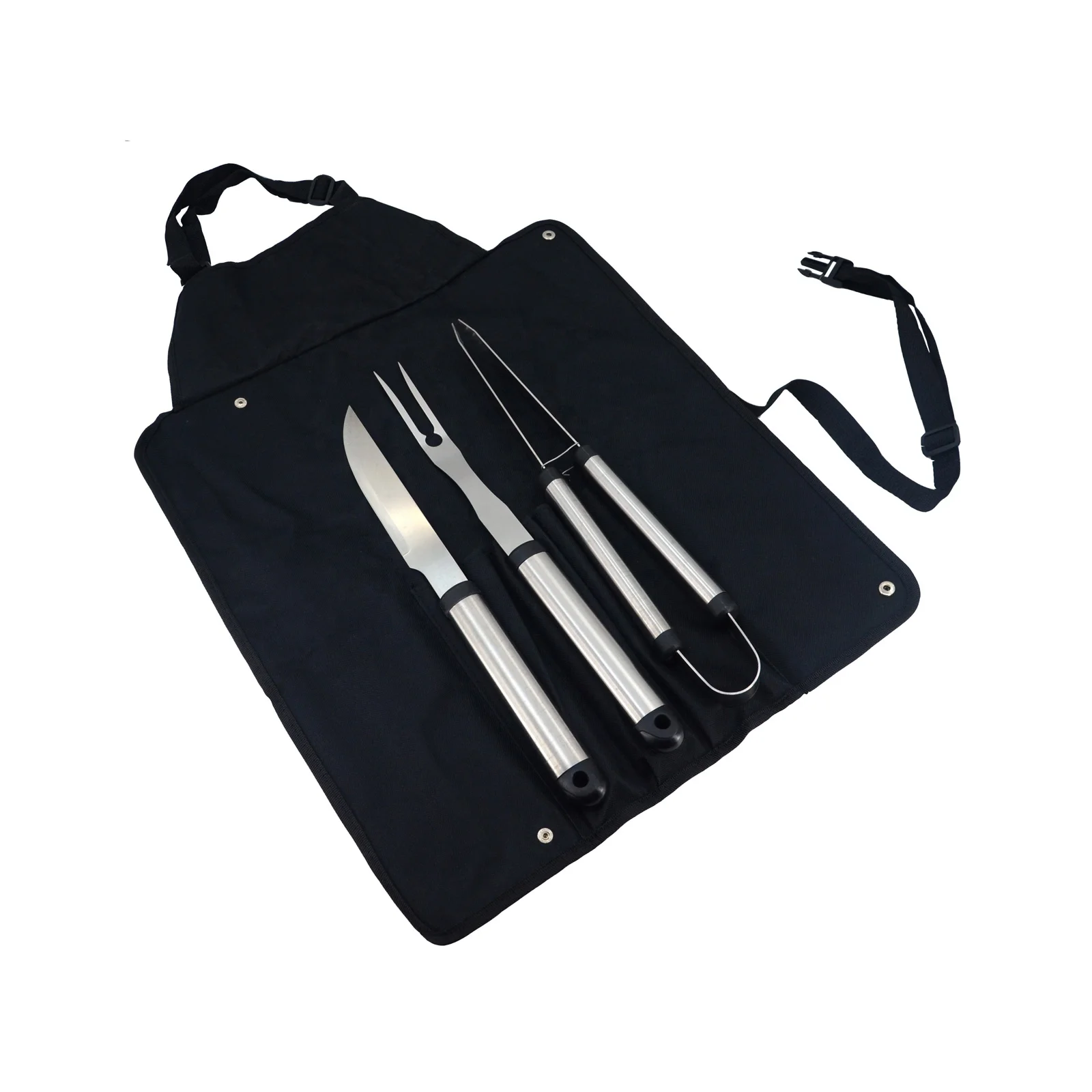 
3PCS BBQ Spatula Tongs Meat Fork Grill Tongs bbq rotisserie kit 