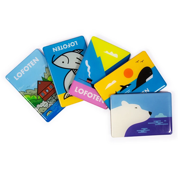 Custom Print Epoxy Dome Fridge Magnets Magnetic Sticker Magnet Souvenirs