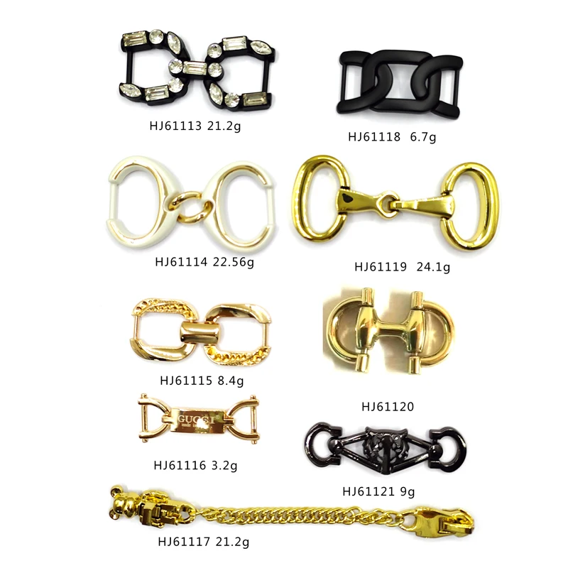 HJ Fashion Accessories Metal Shoe Chain Suitable For Shoe Buckle Shoe Accessories Charm
