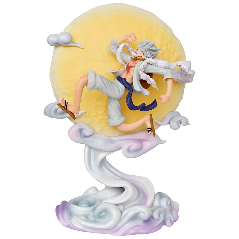 Wholesale Anime Toy Decoration 28CM PVC Model Doll Collection Toys Anime Rush to the Moon Nika Luffy Action Figures
