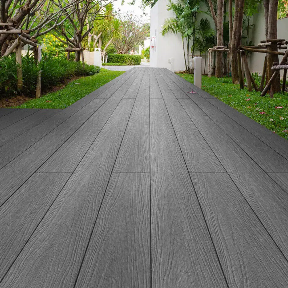 New designed Outdoor Engineering anti-scratch/UV sanding capped wpc floor composite decking patio decking