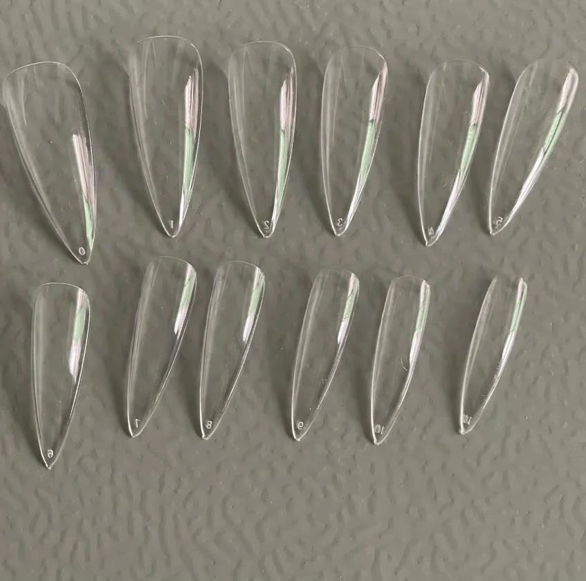 Pro Nail Extension Stiletto Long Full Cover Gel Tips Press On Nails For Wholesale
