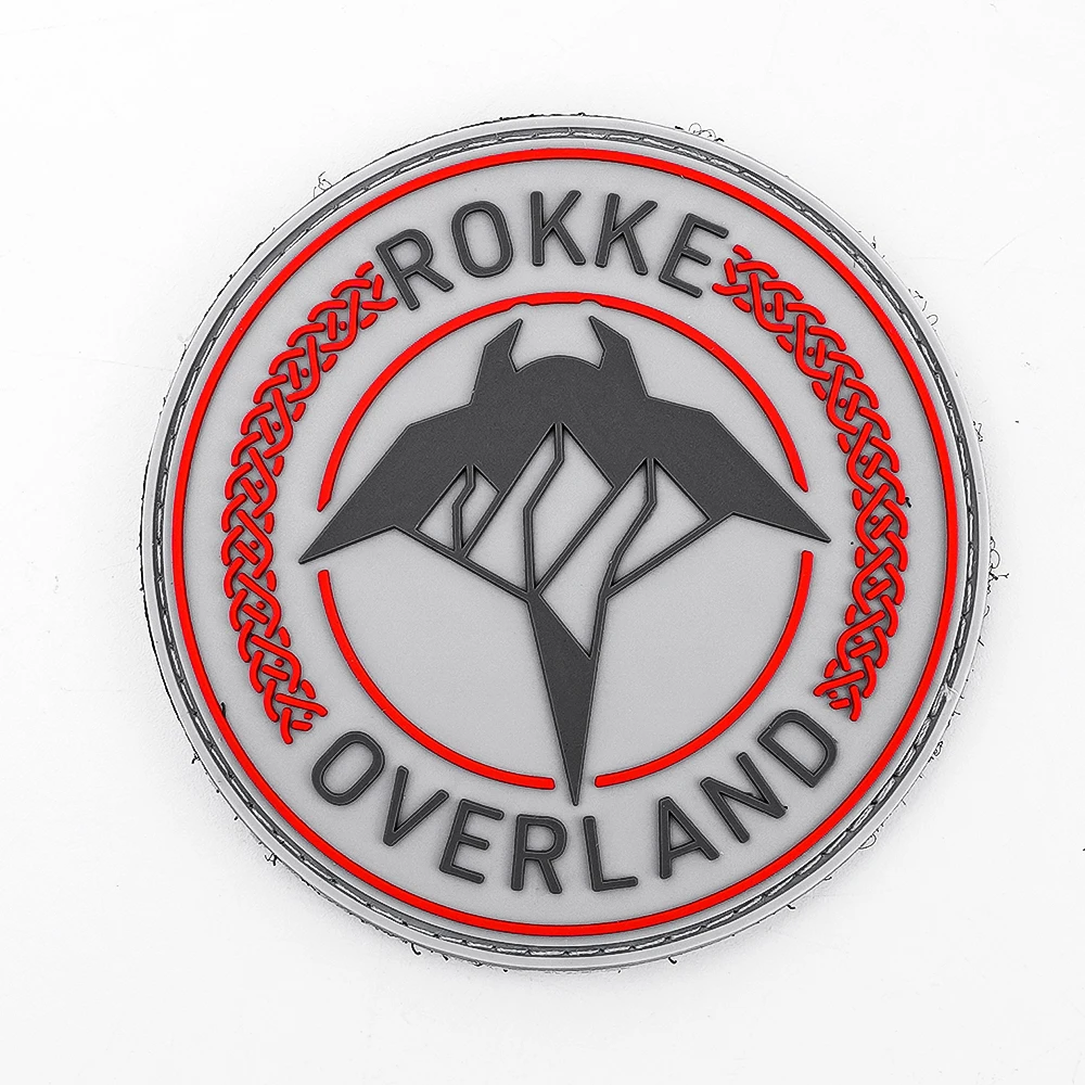 Premium Quality Custom PVC Rubber Logo Badges for Apparel Decoration at Factory Prices