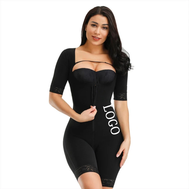 
 OEM Post Surgery Faja Wholesale Custom Logo Lose Weight Adjustable Super Slim Sweat Corset Slimming Shaper Latex  