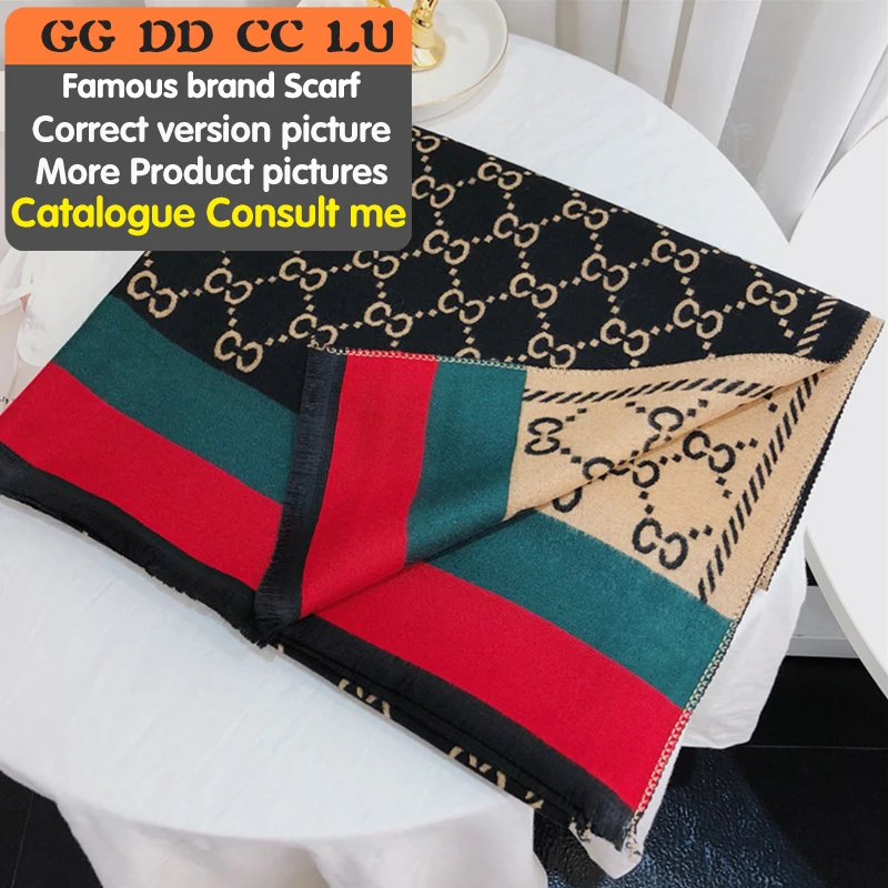 Bufanda Luxury winter scarf for women high quality GG custom Kerchief other scarves & shawls ladies designer scarf famous brands