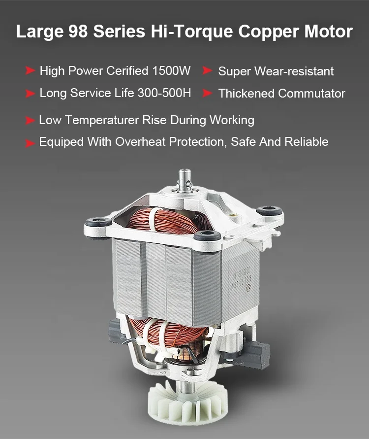 1500W Red High Performance Commercial Food Blender