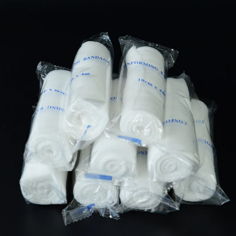 High Quality Disposable Sterile Thick and Thin Gauze Conforming Elastic PBT Bandage With CE ISO Certificates