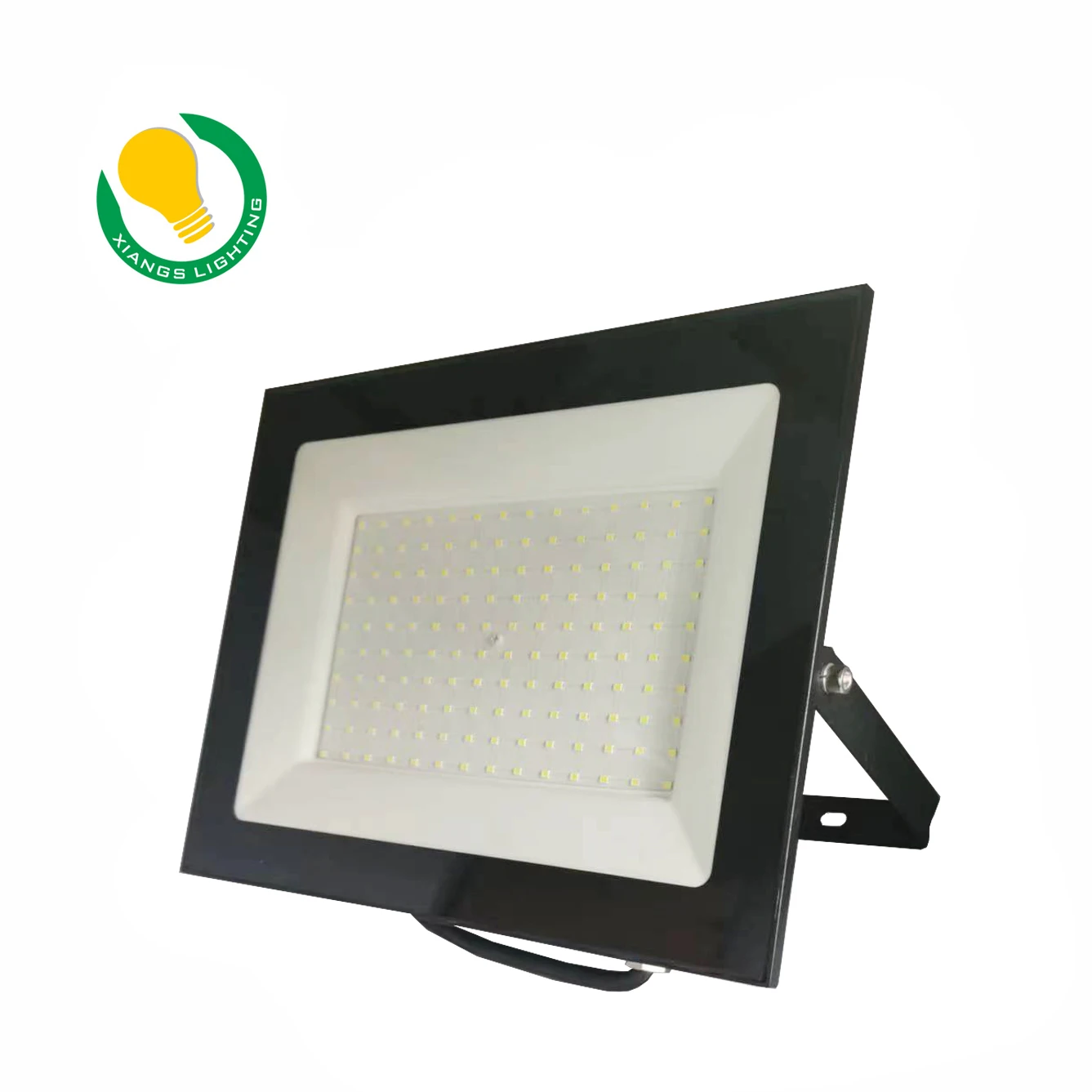 100W /200w Led Floodlight Projector Outdoor Lamp Green Luminous Black Body Glass Power Tempered Aluminium Color Material Rating