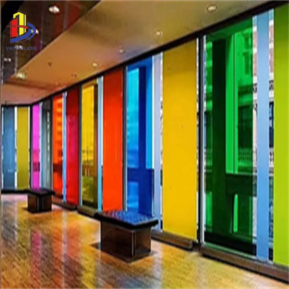 Laminated Safety Glass 6mm 10mm 12mm pvb Colored Tempered Laminated Glass for sliding door | partitions wall | room dividers