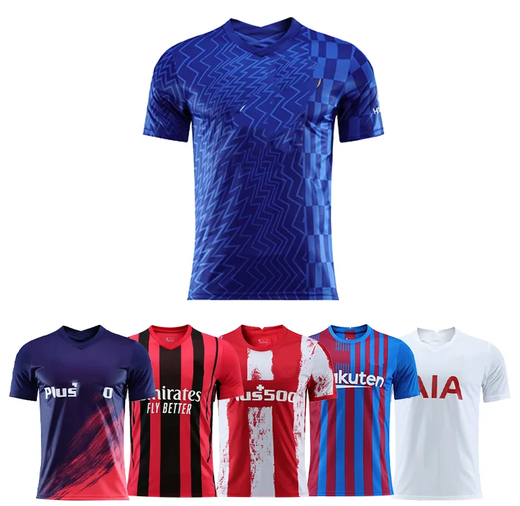 
2021 italy American England Factory Wholesale Dropshipping soccer jersey Personal Custom No Logo Classic Football jersey 