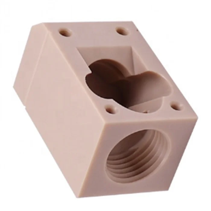 OEM дизайн CNC обработанный пластик ABS Peek квадратные клапаны гидравлический распределительный коллектор блоки для продажи
