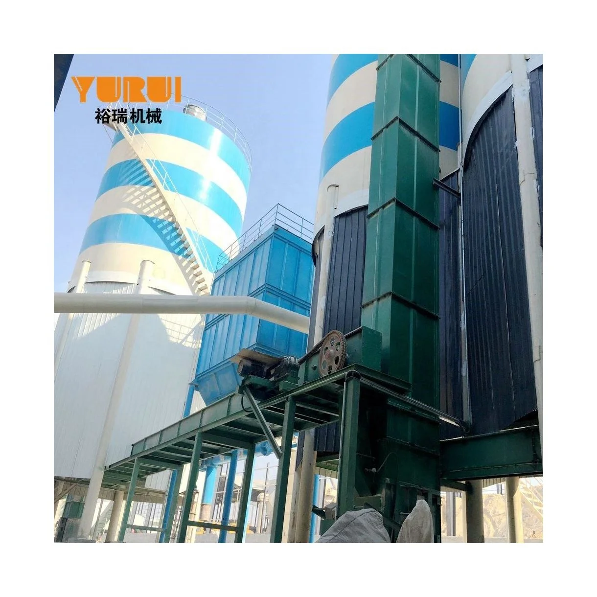 gypsum powder production line with min investment with vertical boiling furnace gypsum powder making machine
