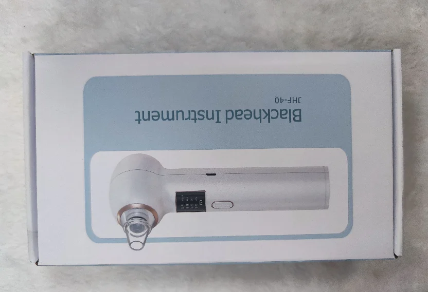 USA stock Rechargeable Blackhead and Pimple Remover Electric Facial Vacuum Suction Machine with Heating Pink yellow green