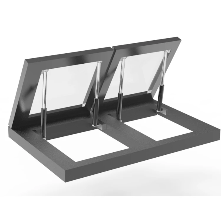 New arrival doubleglazing Seamless welding Screw machine skylight sunroof for Flat roof