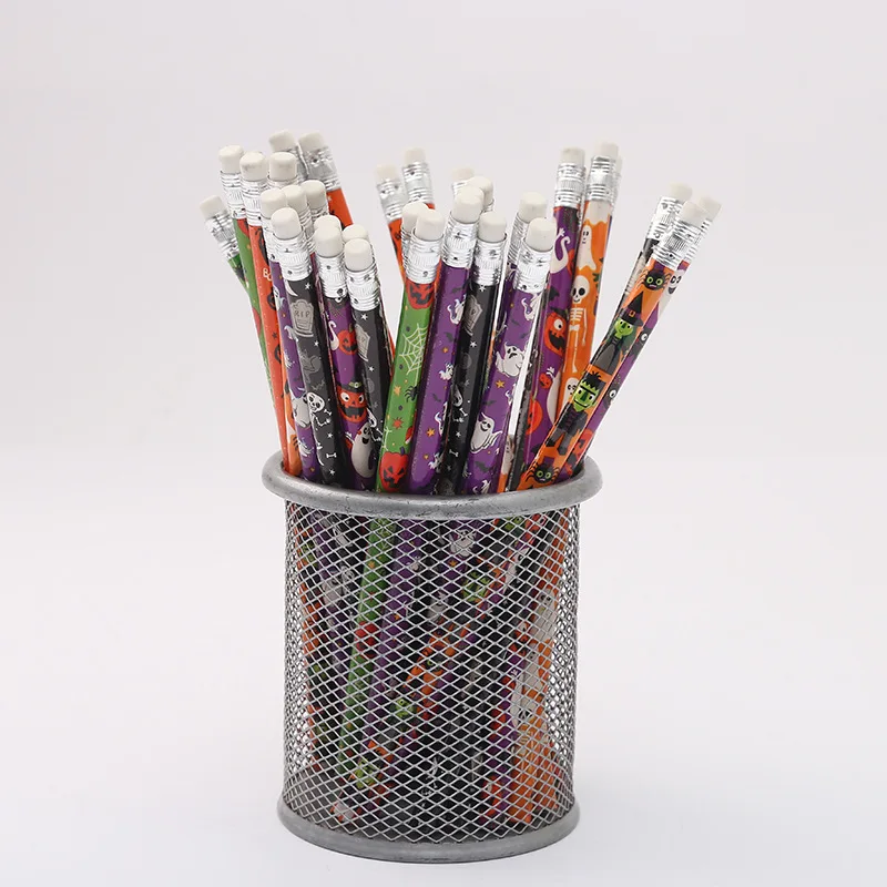 Customized Helloween Pencils for Business School Students Gift Pencil Coloured From China Cheap Price