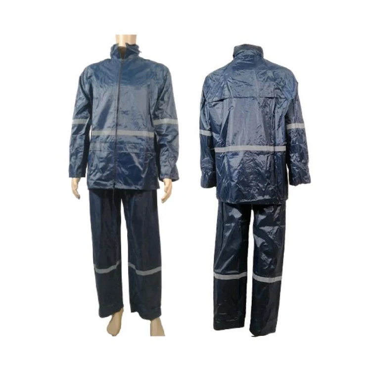 Raincoat rain pants suit for men and women waterproof windproof nylon motorcycle electric bike riding safety rain coat on foot