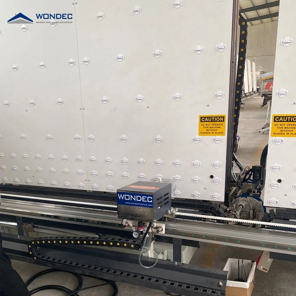 China Manufacturer Wondec Factory Two Sets Sealant System Double Glazed Machine Automatic Insulating Glass Sealing Robot