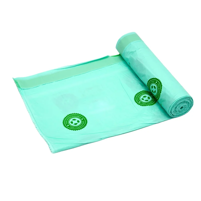 Biodegradable Rubbish Large Compostable Blue Biodegradable Heavy Duty Roll Bags 13 33 45 95 Gallon Plastic Trash Garbage Bag