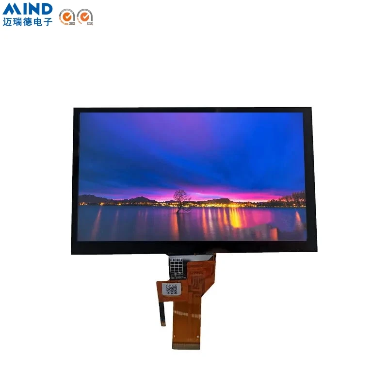 7 inch MIND High Quality Capacitive Touch Screen TFT LCD Module with LVDS Interface LCM CTP TN Display Normal White Transmissive
