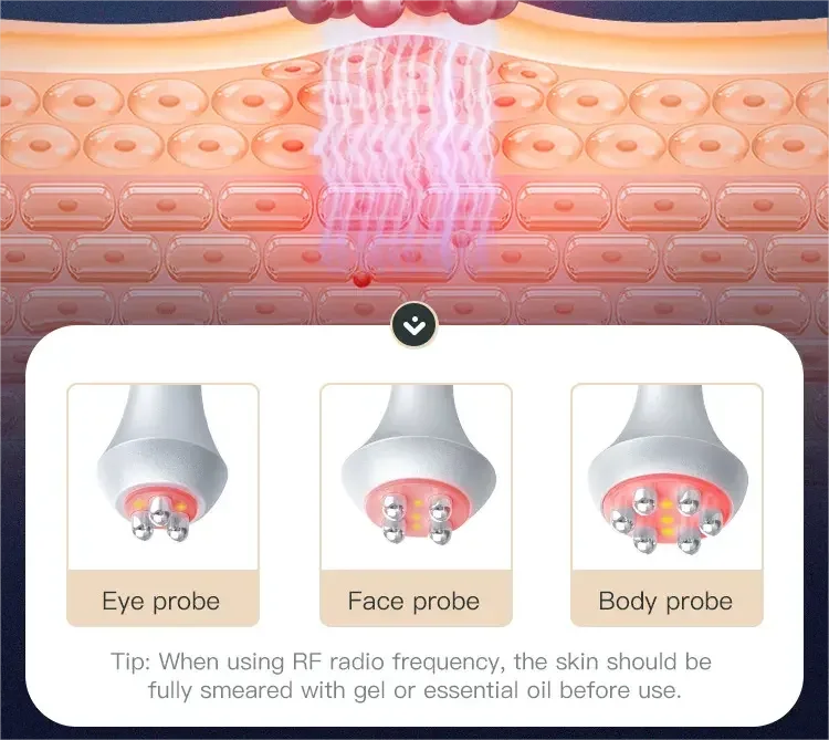 6 In 1 Vacuum Cavitation System Ultrasonic Fat Burner Machine 40K Fat Burning Body Shape Weight Loss Machine