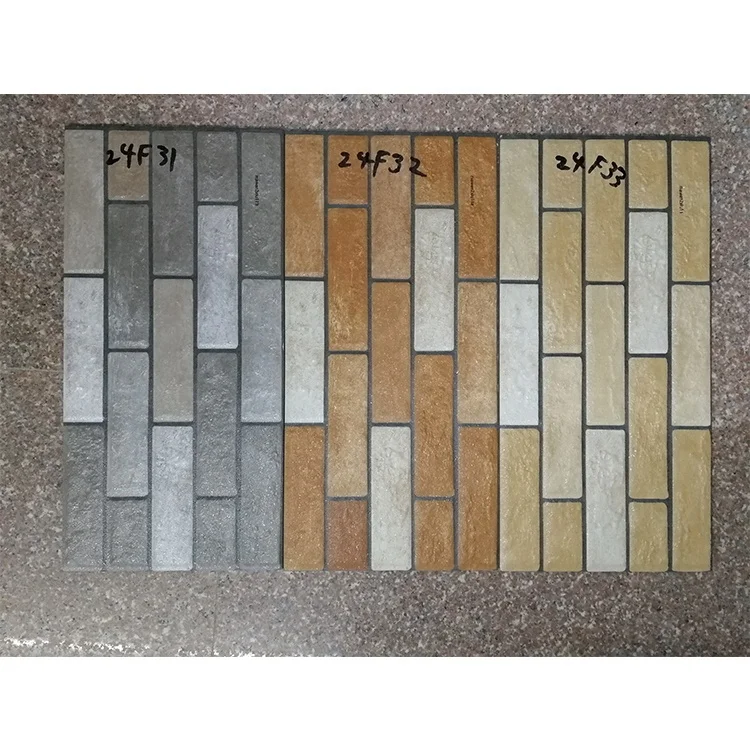 Wholesale exterior wall tiles 300x600 200x400 cheap matte glazed exterior discontinued ceramic cladding design wall brick tiles