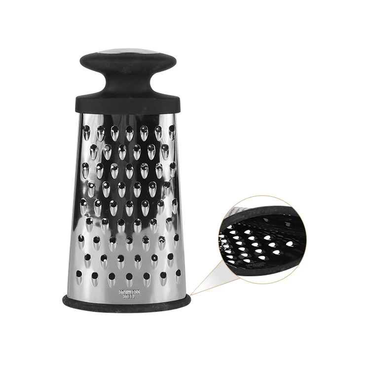 Multifunctional Kitchen Accessories Non-slip Stainless Steel Cheese Food Fruit Grater Zester Shredder