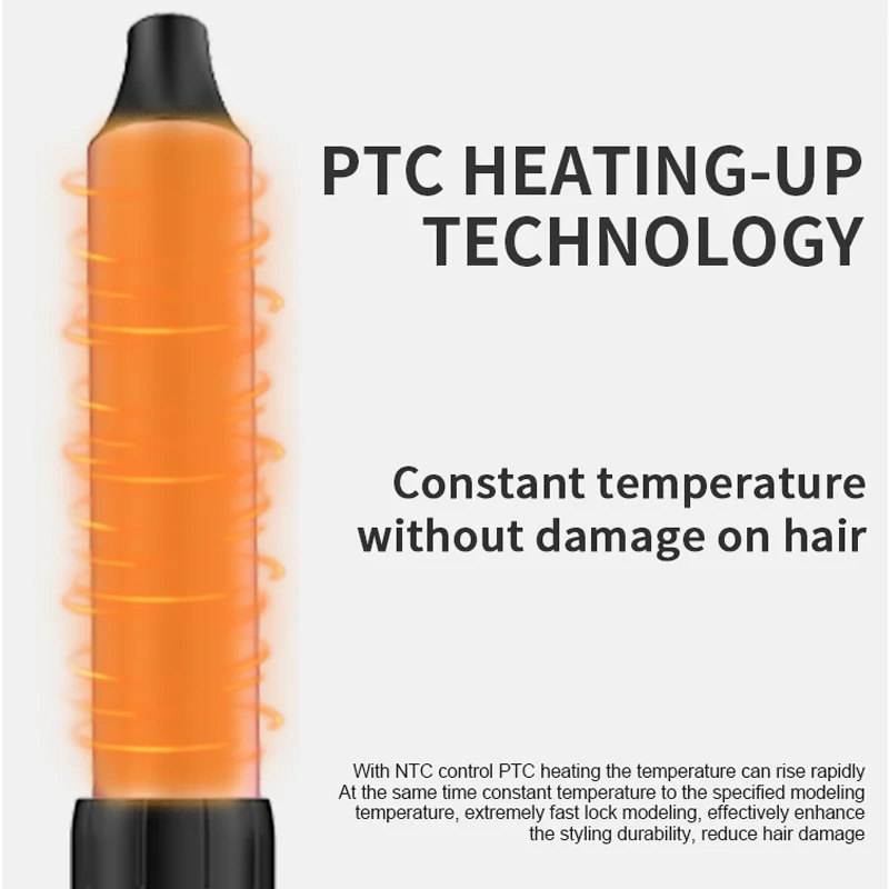 Ulelay Ceramic 3 Barrel multi combo Curling Iron Hair Curler Curling Wand Set 5 in 1 Interchangeable hair Curling Brush